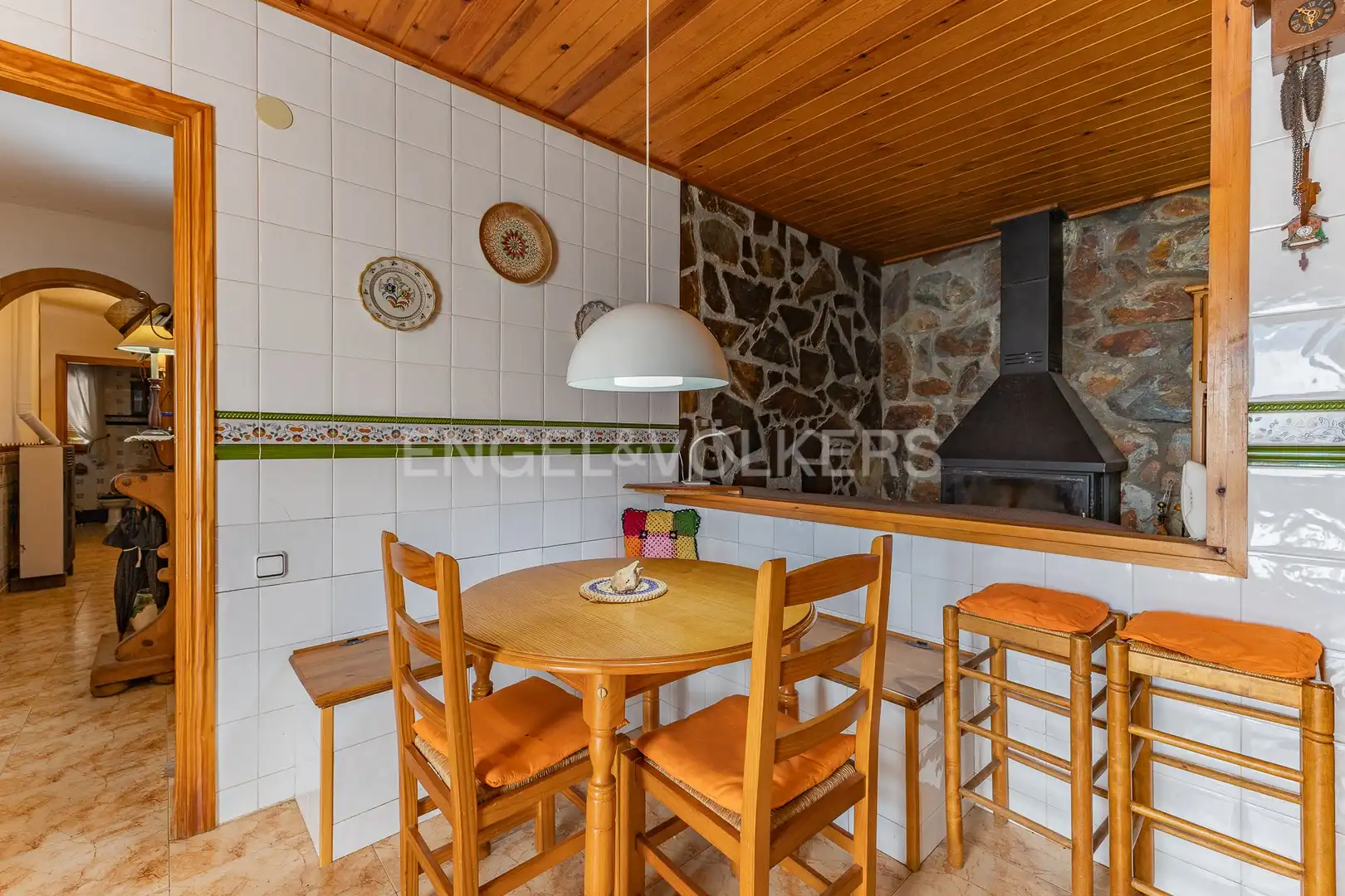 Cocina de Finca rústica en venta en Fonollosa con Calefacción, Jardín privado y Terraza