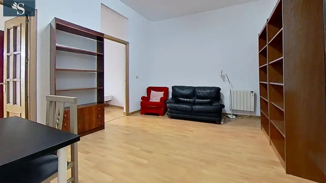 Sala de estar de Apartamento de alquiler en Madrid con Balcón y Alarma