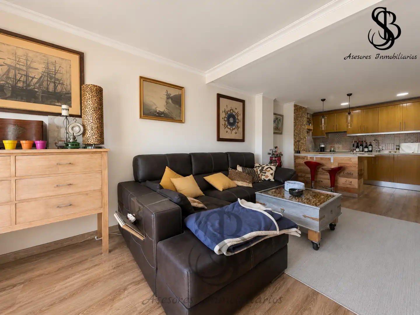 Sala de estar de Ático en venta en San Vicente del Raspeig / Sant Vicent del Raspeig con Aire acondicionado, Calefacción y Parquet