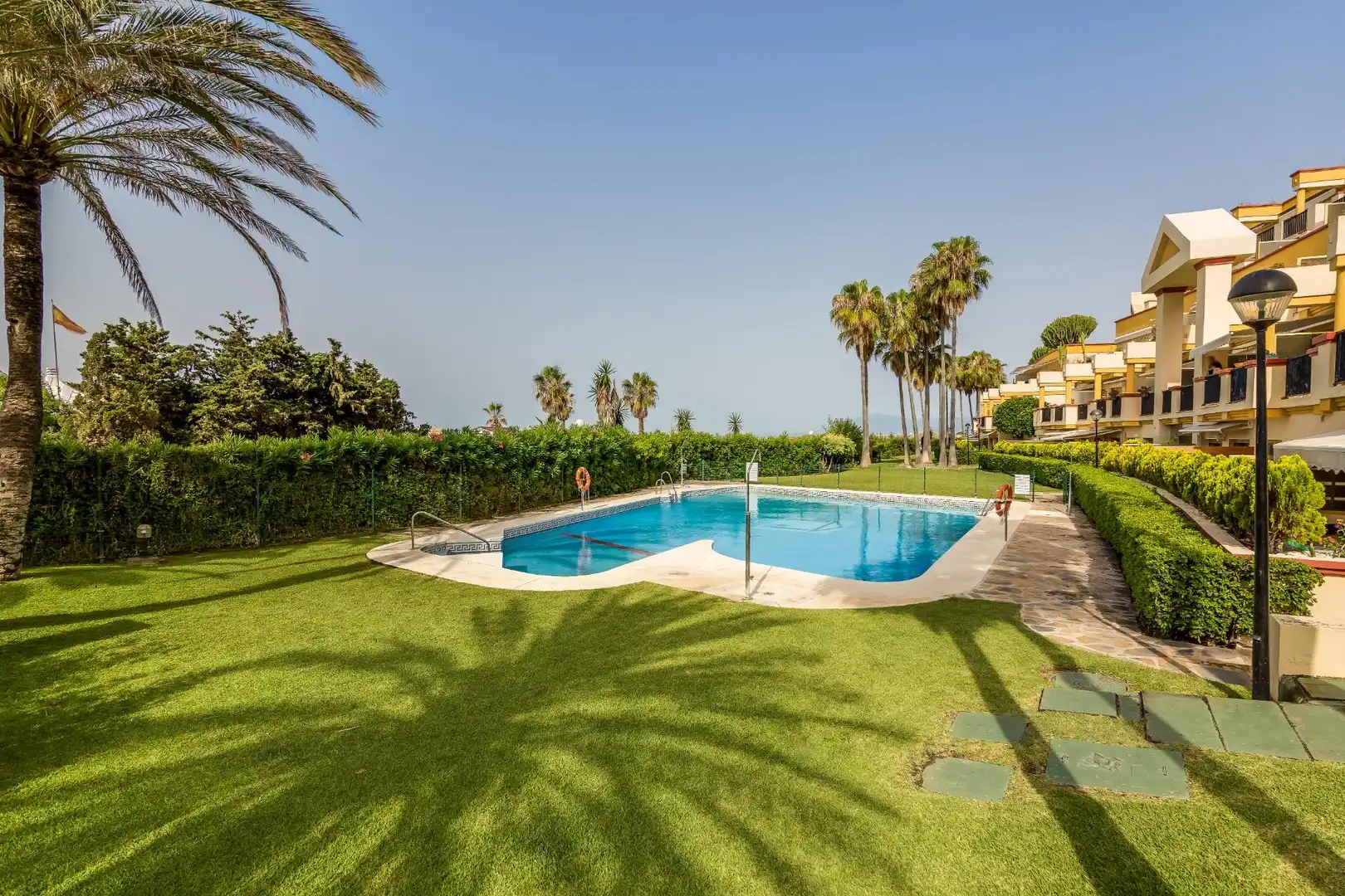 Garden of Flat for sale in Marbella  with Air Conditioner, Heating and Private garden