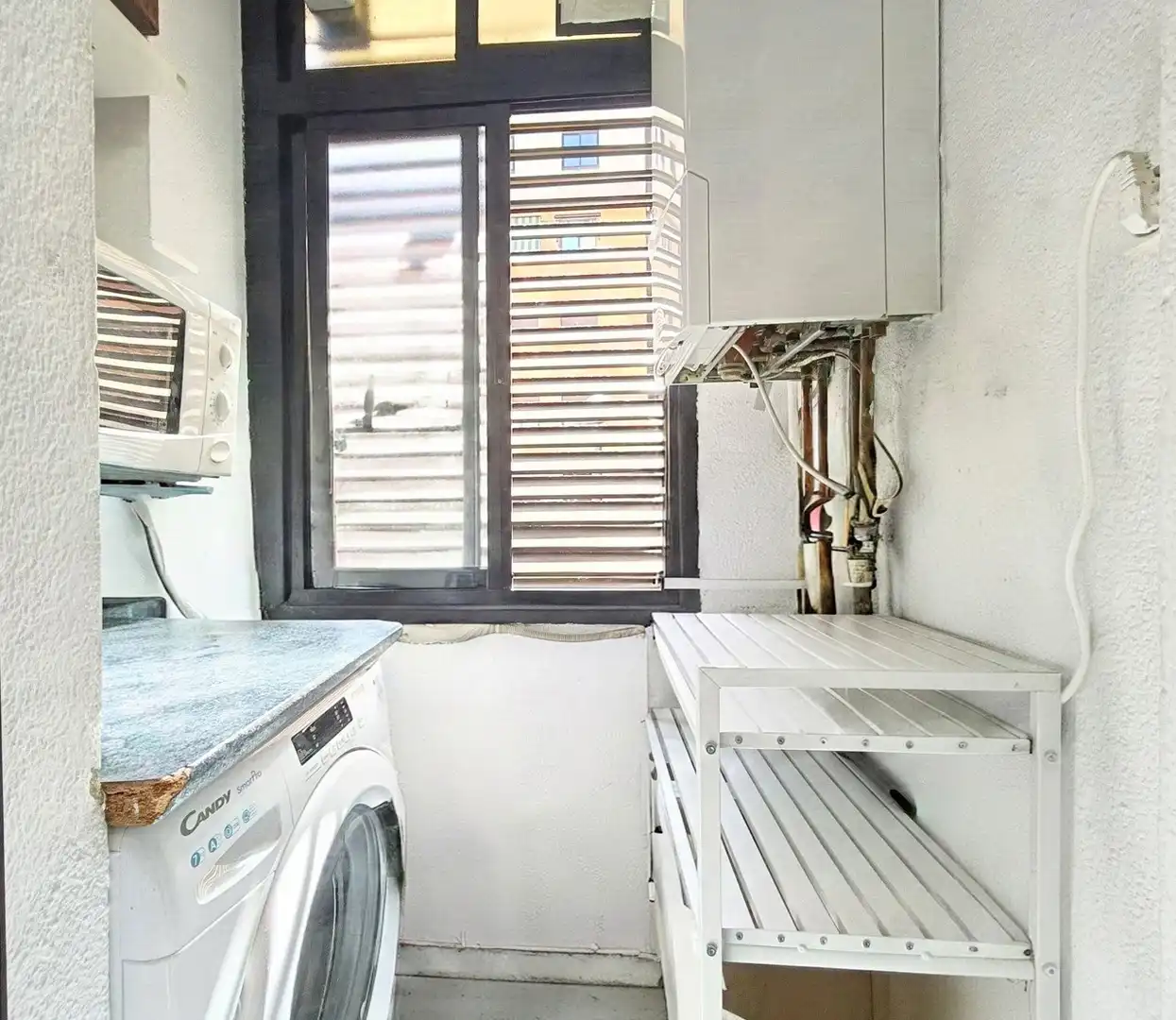 Terraza de Piso de alquiler en Madrid con Aire acondicionado, Calefacción y Parquet