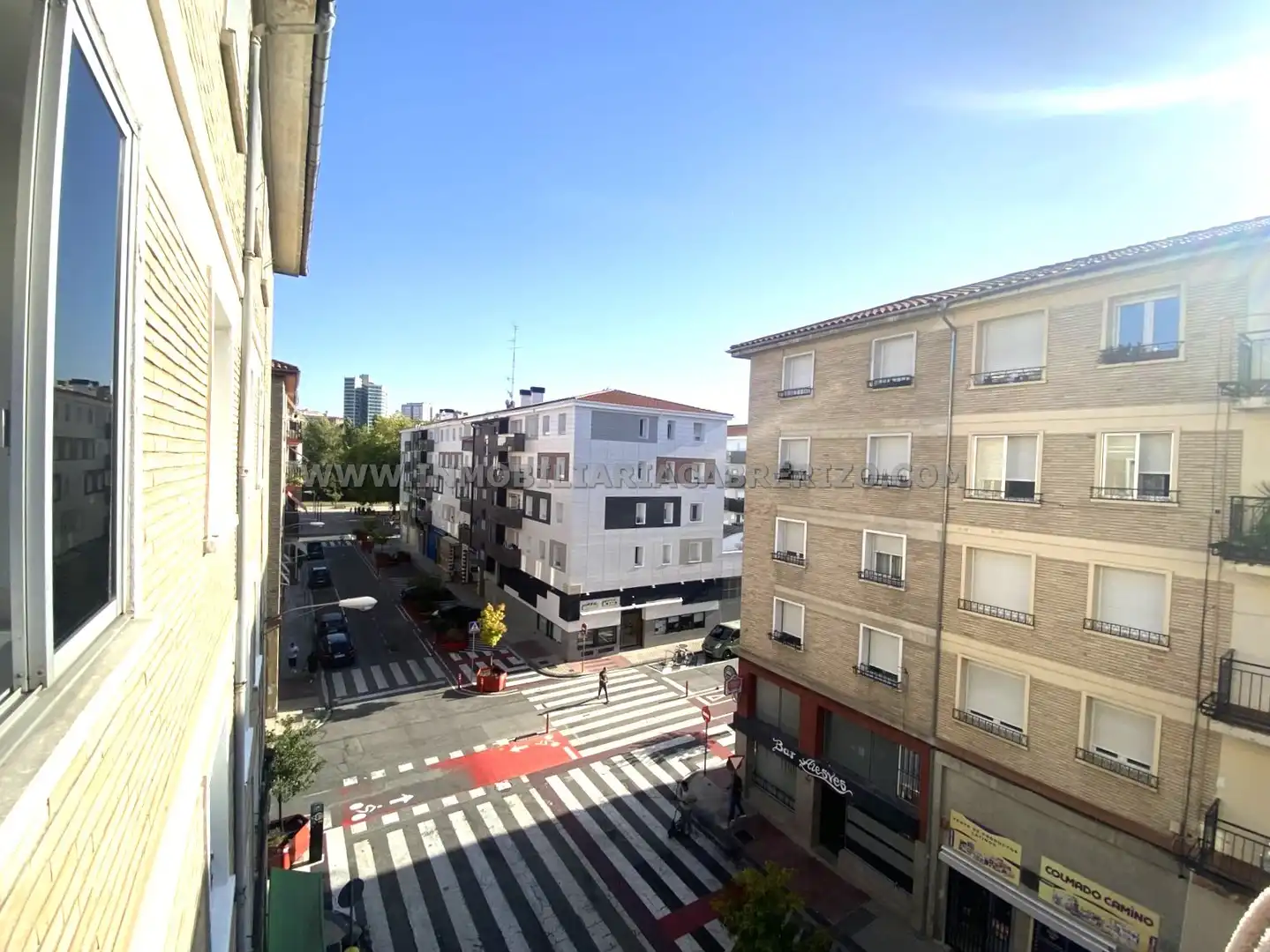 Vista exterior de Piso en venta en  Pamplona / Iruña con Calefacción, Parquet y Terraza