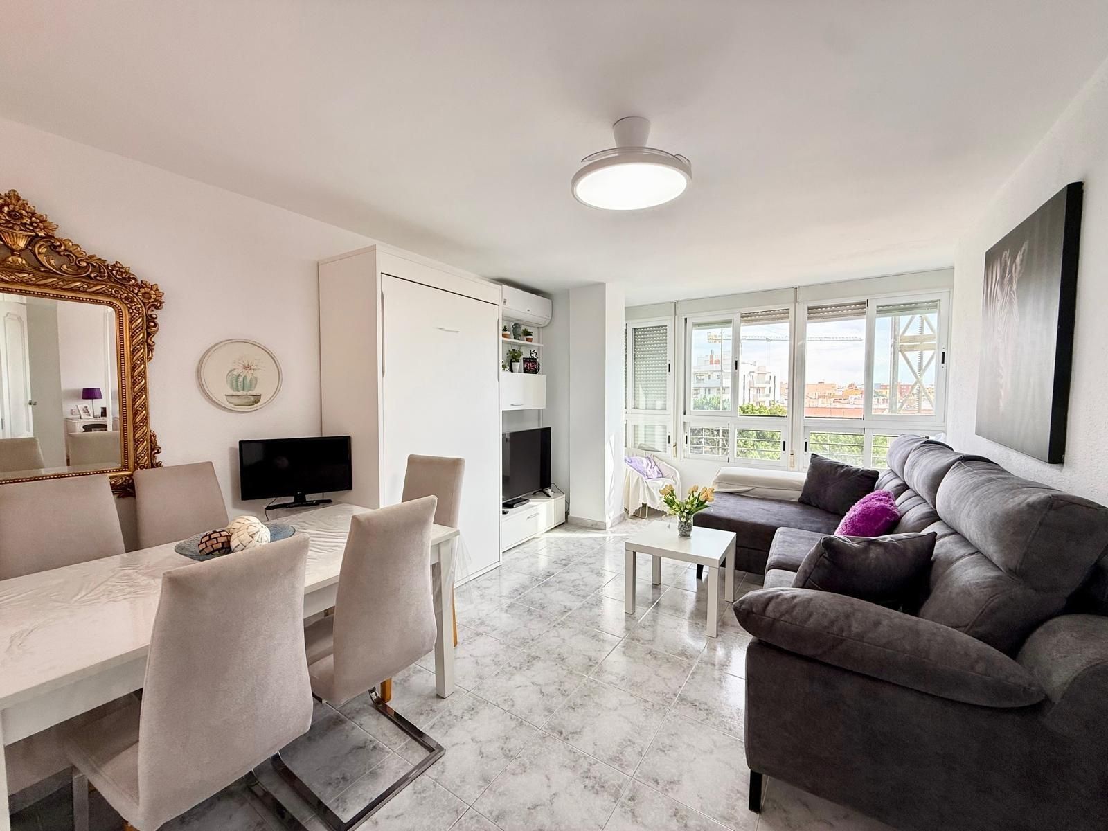 Living room of Flat for sale in  Almería Capital  with Storage room