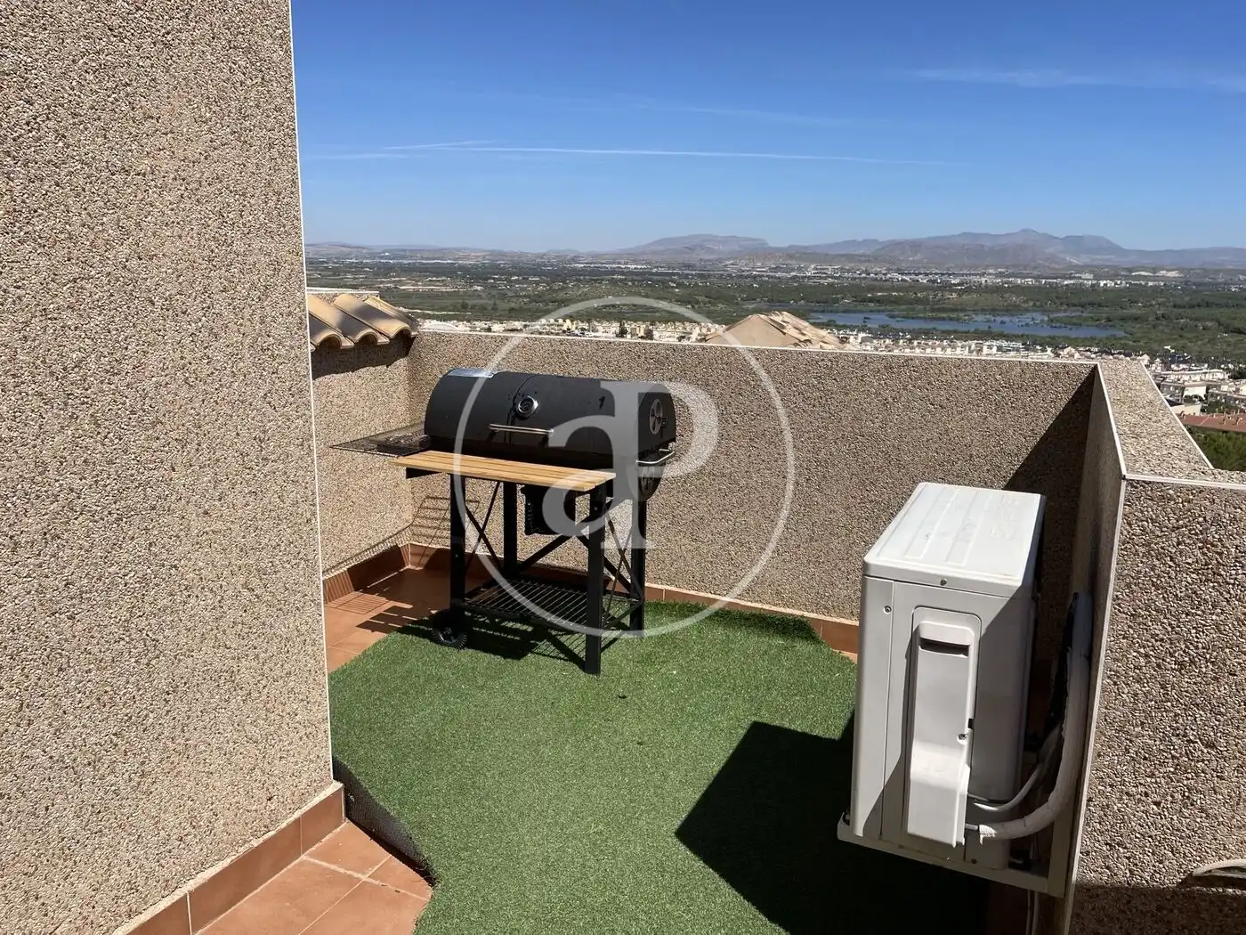 Terrace of Duplexes for rent in Santa Pola  with Air Conditioner, Heating and Private garden