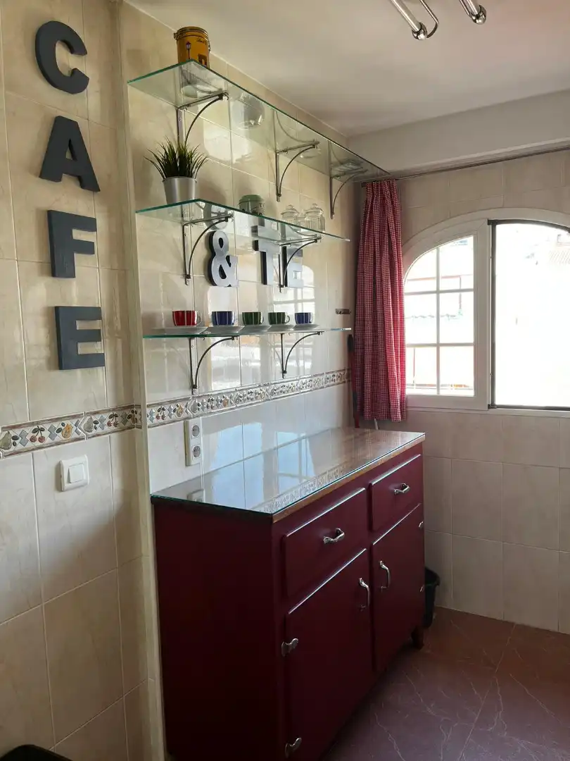 Cocina de Piso de alquiler en Málaga con Aire acondicionado, Calefacción y Amueblado