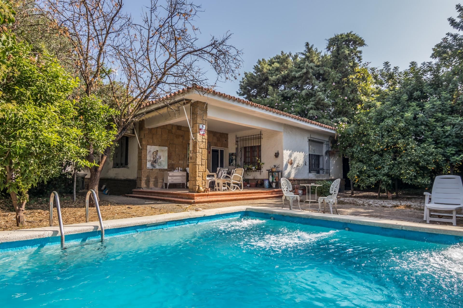 Piscina de Casa o xalet en venda en Jerez de la Frontera amb Terrassa, Traster i Piscina