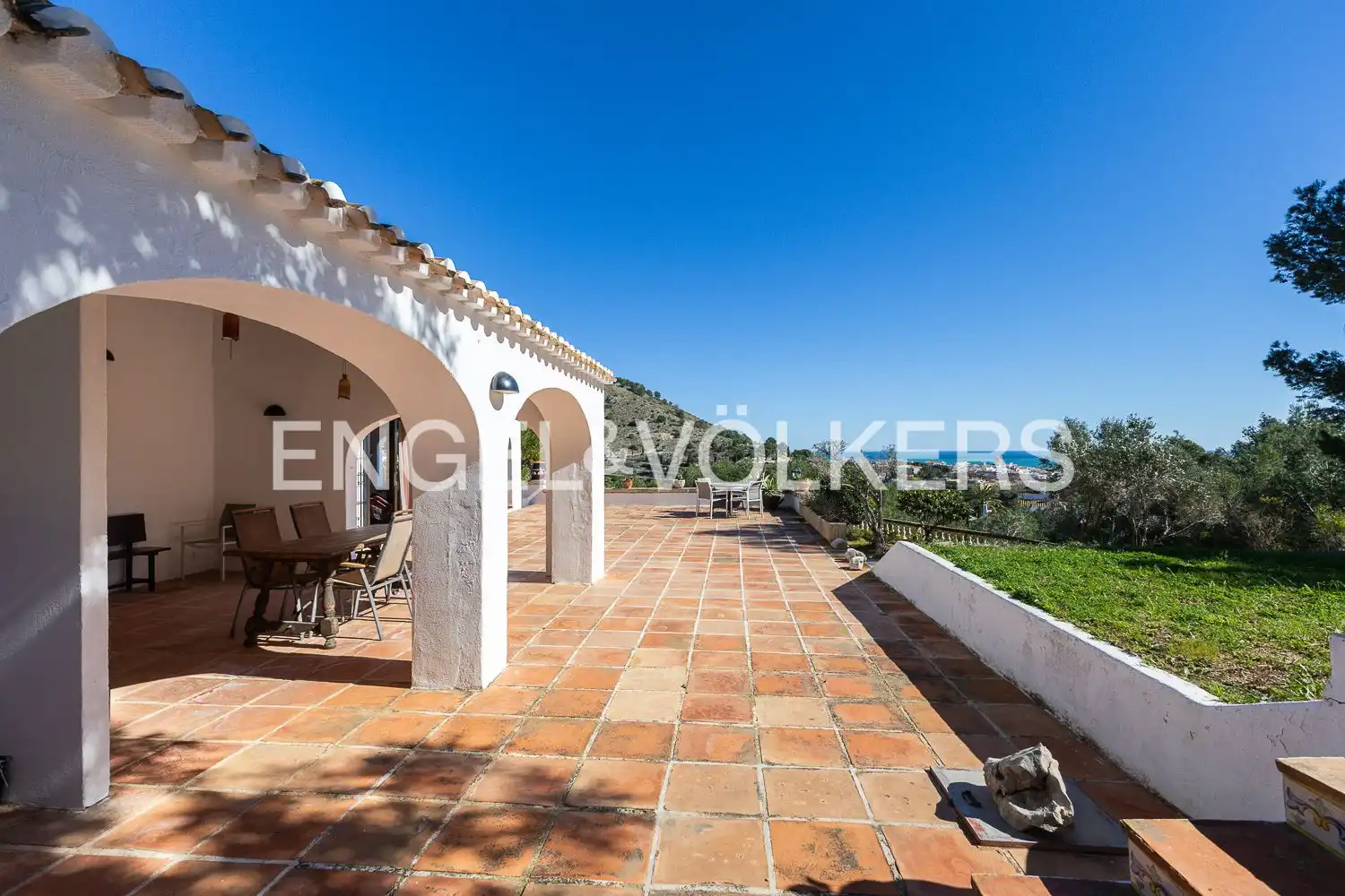 Terrace of Houses for sale in Jávea / Xàbia  with Air Conditioner, Heating and Private garden