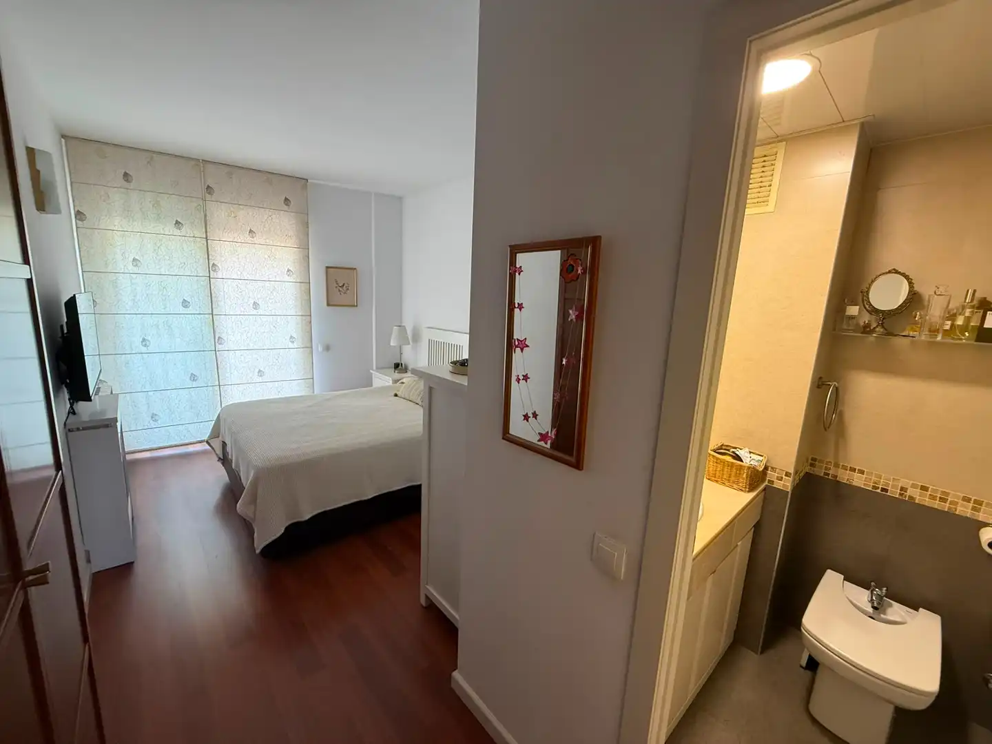 Schlafzimmer von Wohnung zum Verkauf in Cornellà de Llobregat mit Klimaanlage, Heizung und Parkett