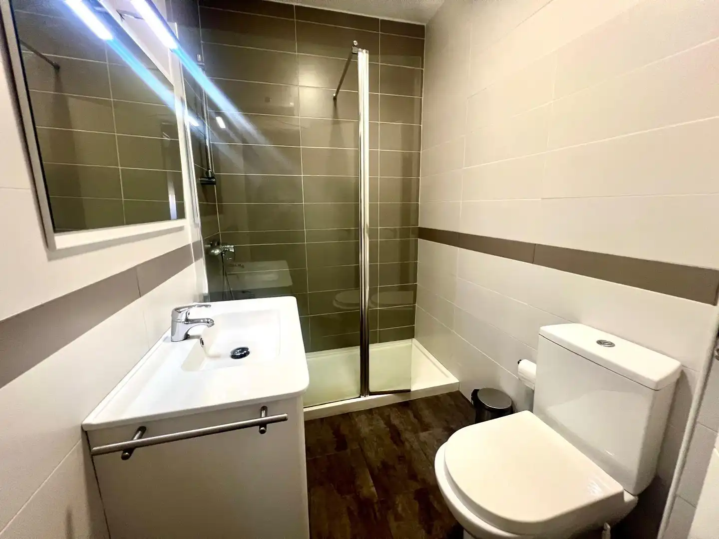 Bathroom of Flat for rent in Plasencia  with Air Conditioner and Furnished