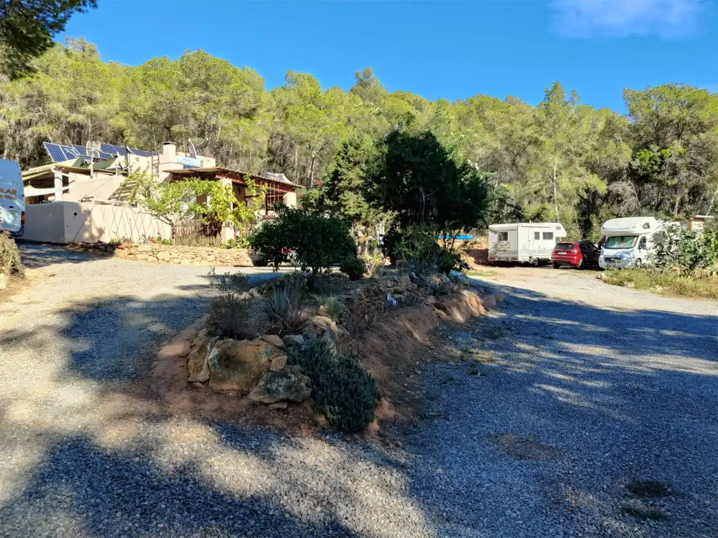 Aparcament de Finca rústica en venda en Sant Antoni de Portmany amb Aire condicionat, Jardí privat i Moblat