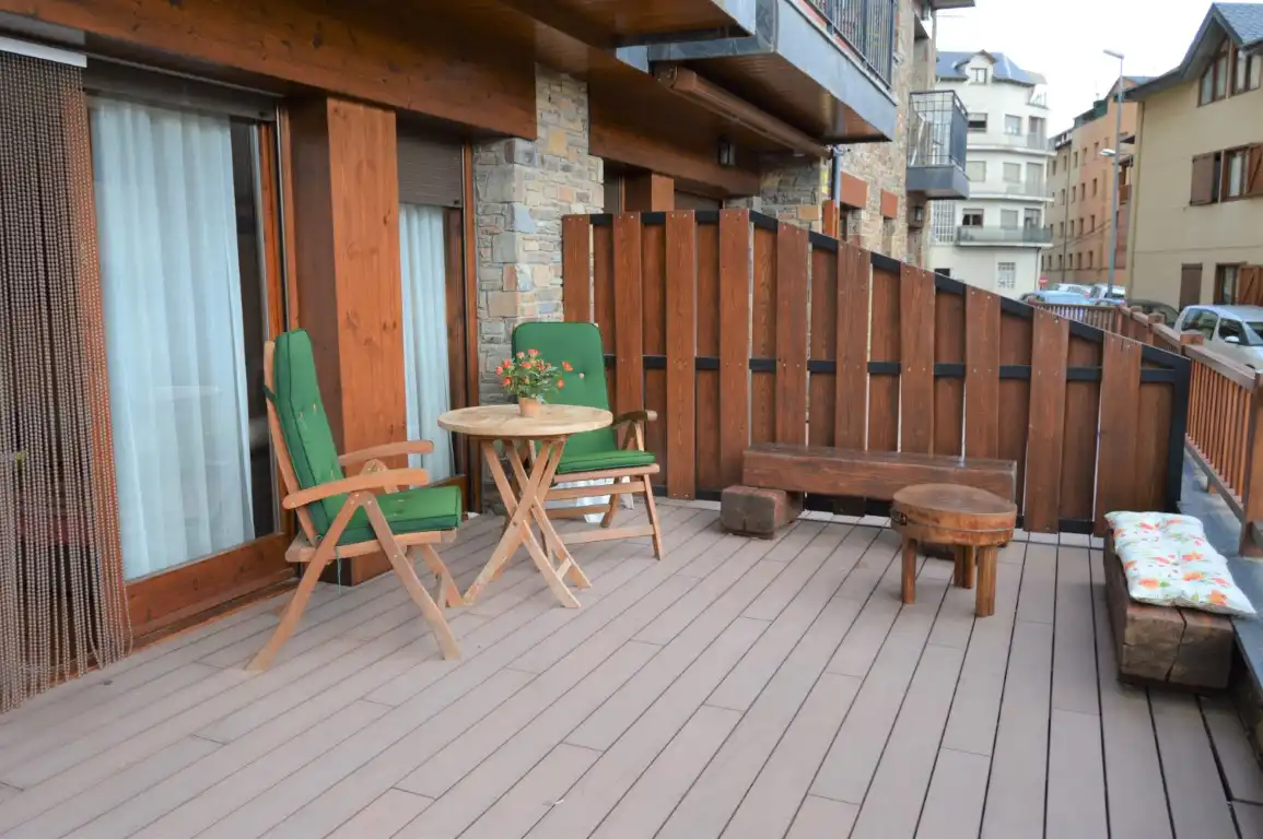 Terrace of Apartments for rent in Puigcerdà  with Heating, Parquet flooring and Terrace