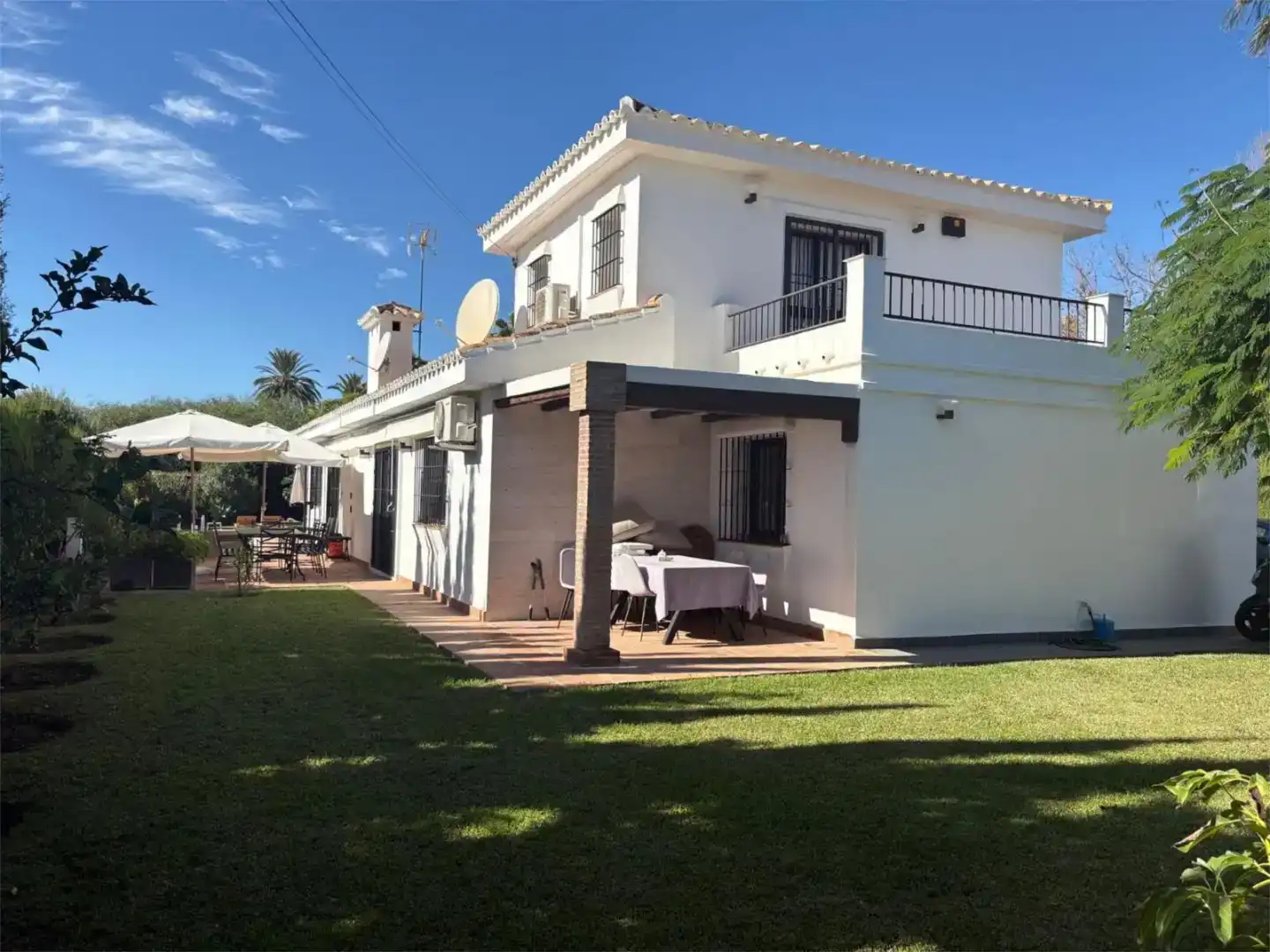 Garden of Houses for sale in Marbella  with Private garden, Storage room and Swimming Pool