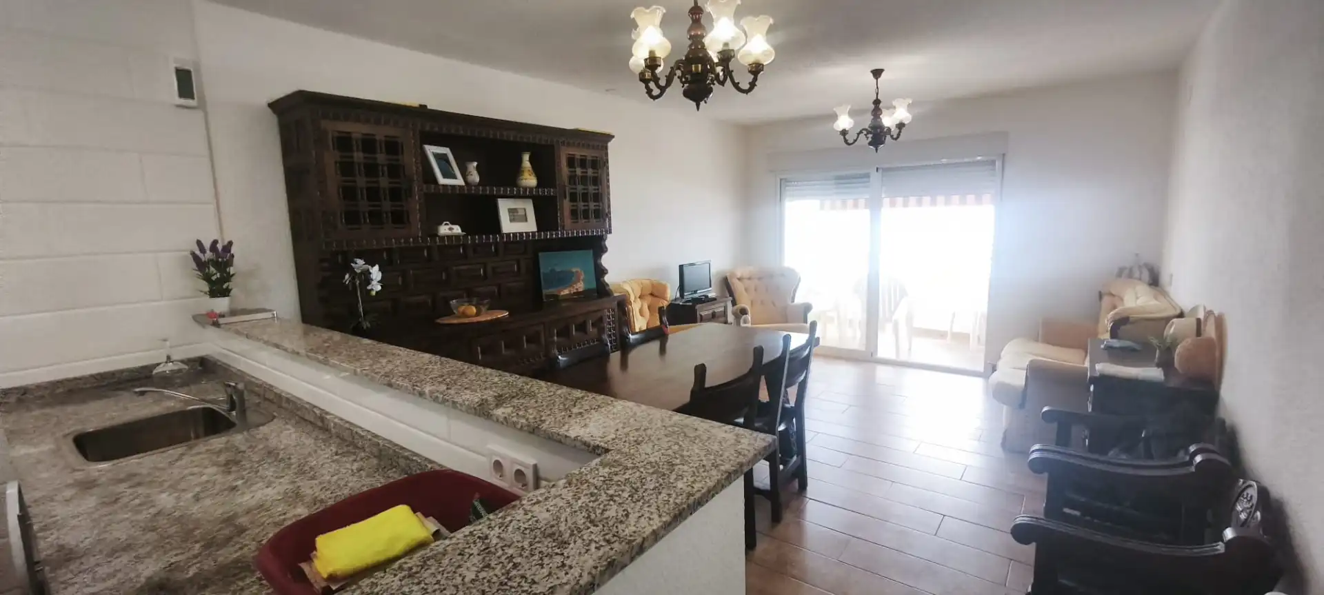 Dining room of Duplexes for rent in Peñíscola / Peníscola  with Heating, Terrace and Furnished