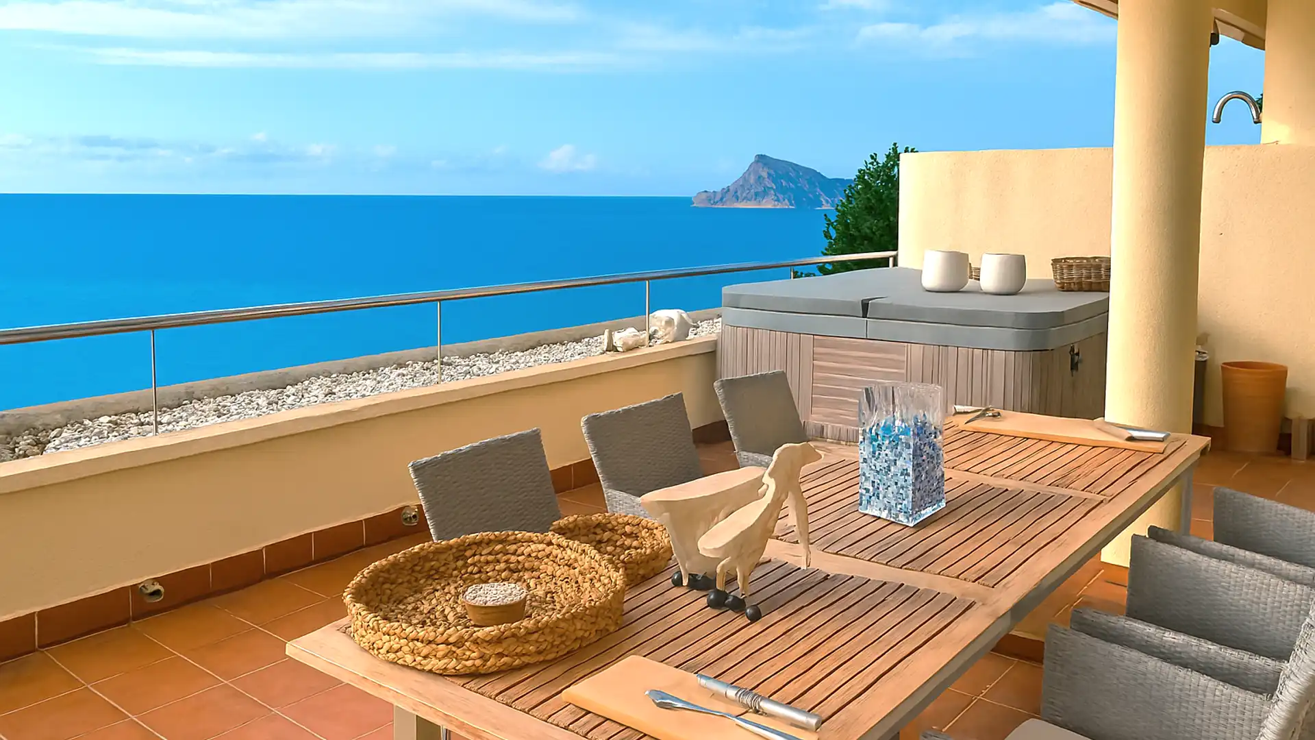 Terraza de Apartamento en venta en Altea con Aire acondicionado, Calefacción y Terraza
