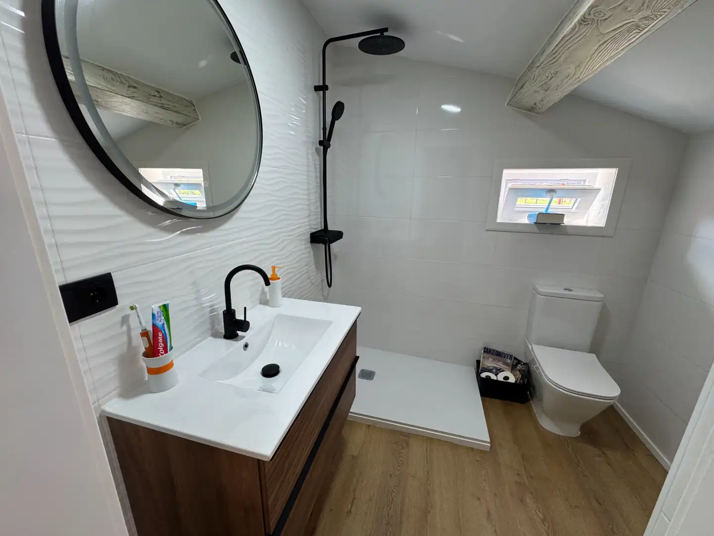 Bathroom of Houses for sale in Poio  with Heating, Private garden and Parquet flooring