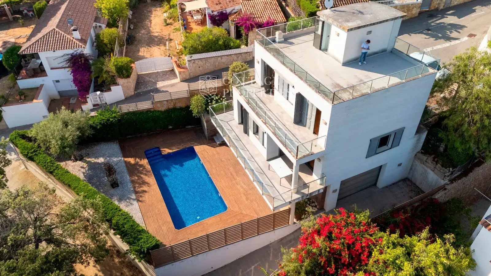 Vista exterior de Casa o xalet en venda en Lloret de Mar amb Aire condicionat, Calefacció i Terrassa