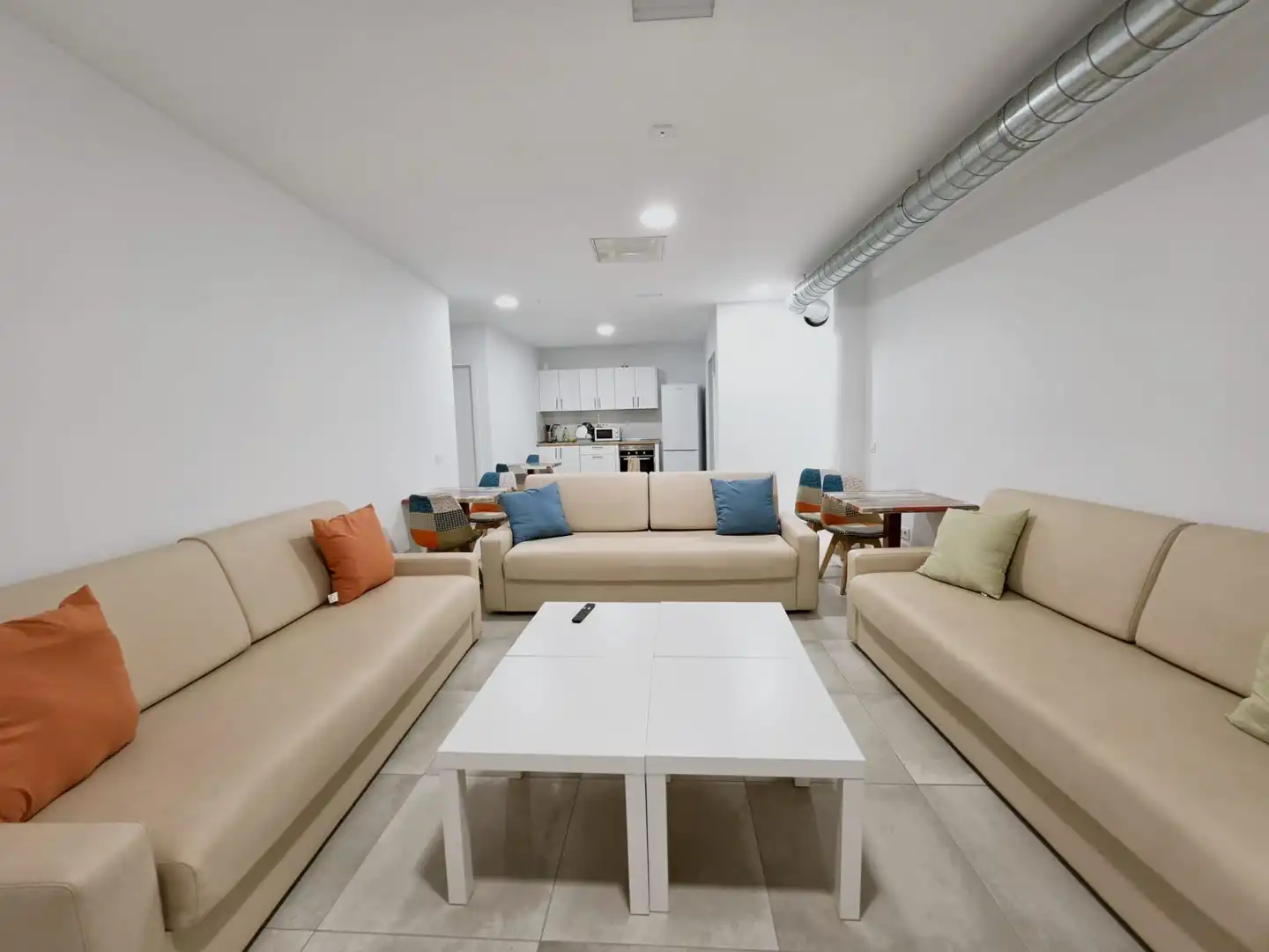 Sala d'estar de Pis per a compartir en Santa María de Guía de Gran Canaria amb Terrassa i Moblat