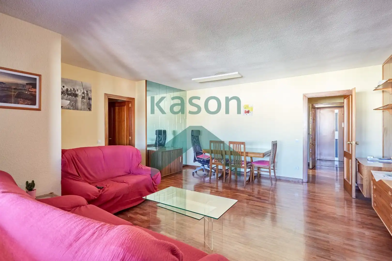 Sala de estar de Piso de alquiler en Madrid con Calefacción, Terraza y Amueblado