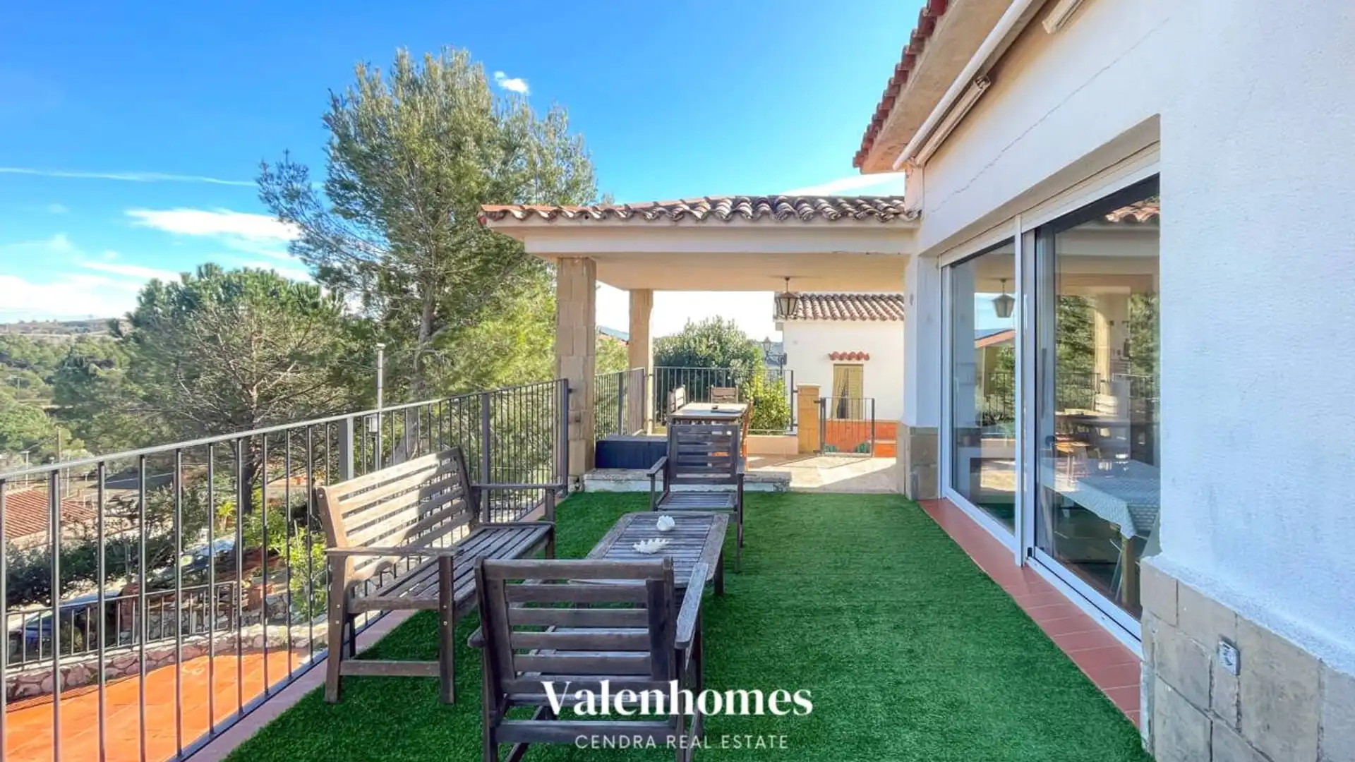 Terraza de Casa o chalet en venta en Viladecavalls con Aire acondicionado, Calefacción y Jardín privado