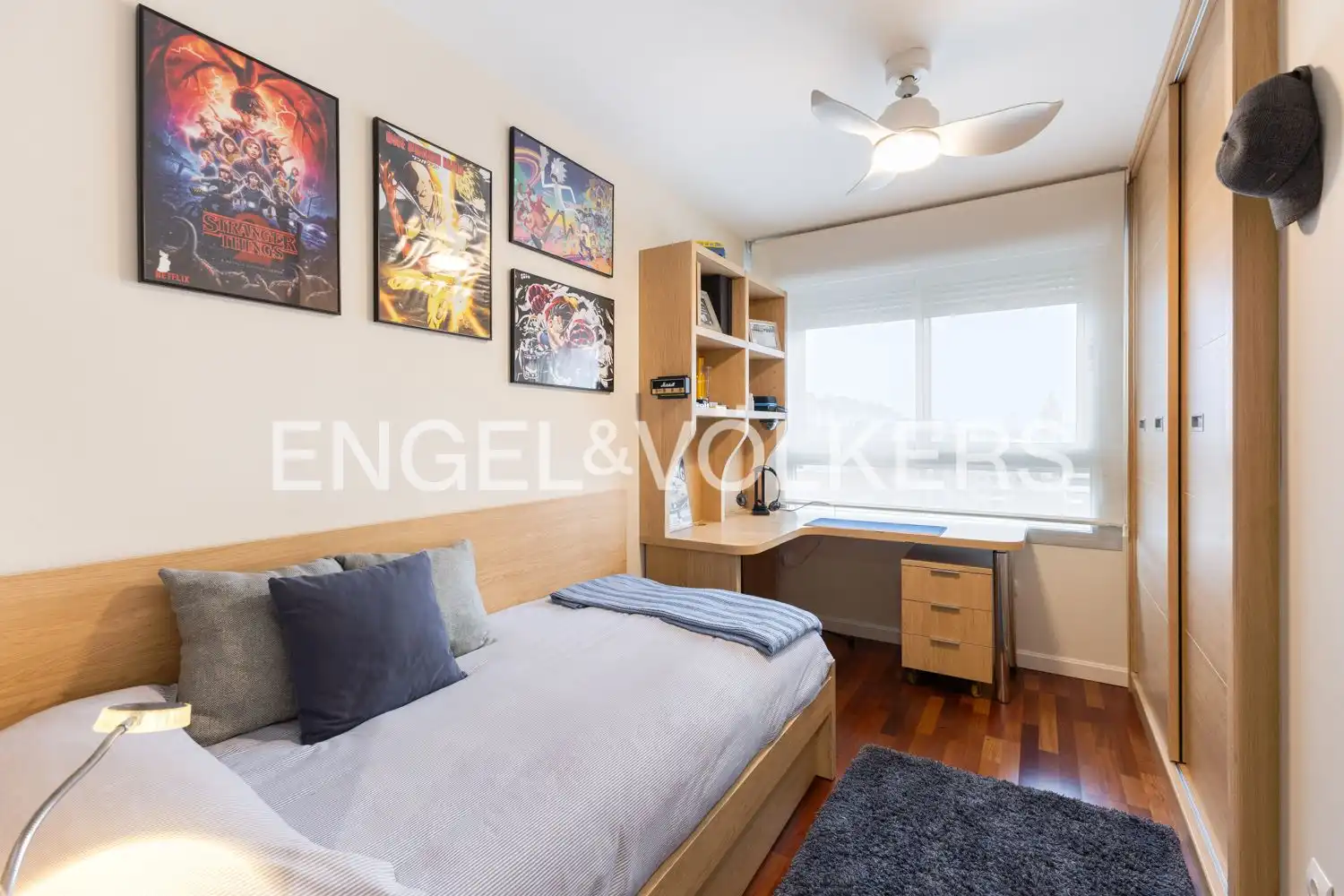 Schlafzimmer von Wohnung zum Verkauf in Valencia mit Klimaanlage, Heizung und Parkett
