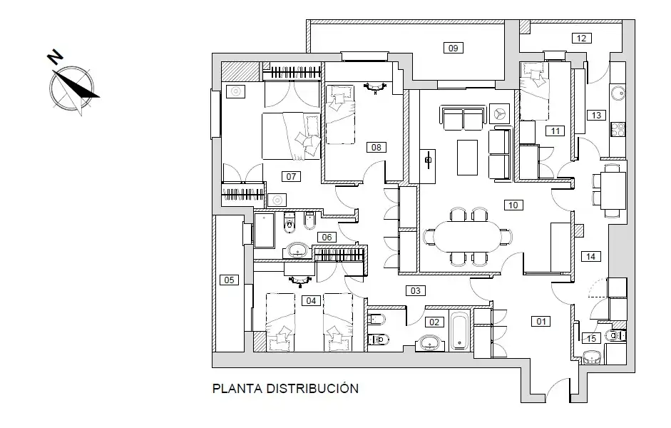 Flat for sale in Madrid  with Heating, Terrace and Storage room