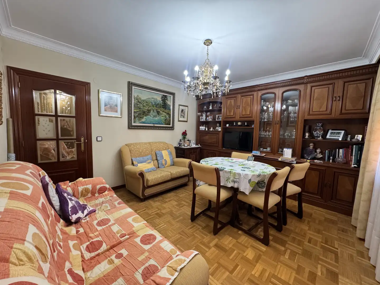 Sala de estar de Piso en venta en Madrid con Aire acondicionado, Calefacción y Parquet