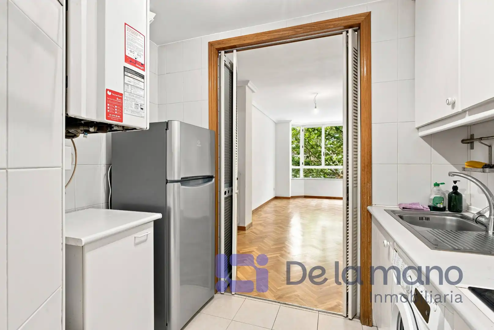 Vista exterior de Piso de alquiler en Madrid con Calefacción y Parquet