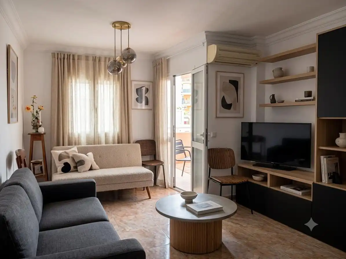 Sala d'estar de Pis en venda en Alcúdia amb Aire condicionat i Terrassa