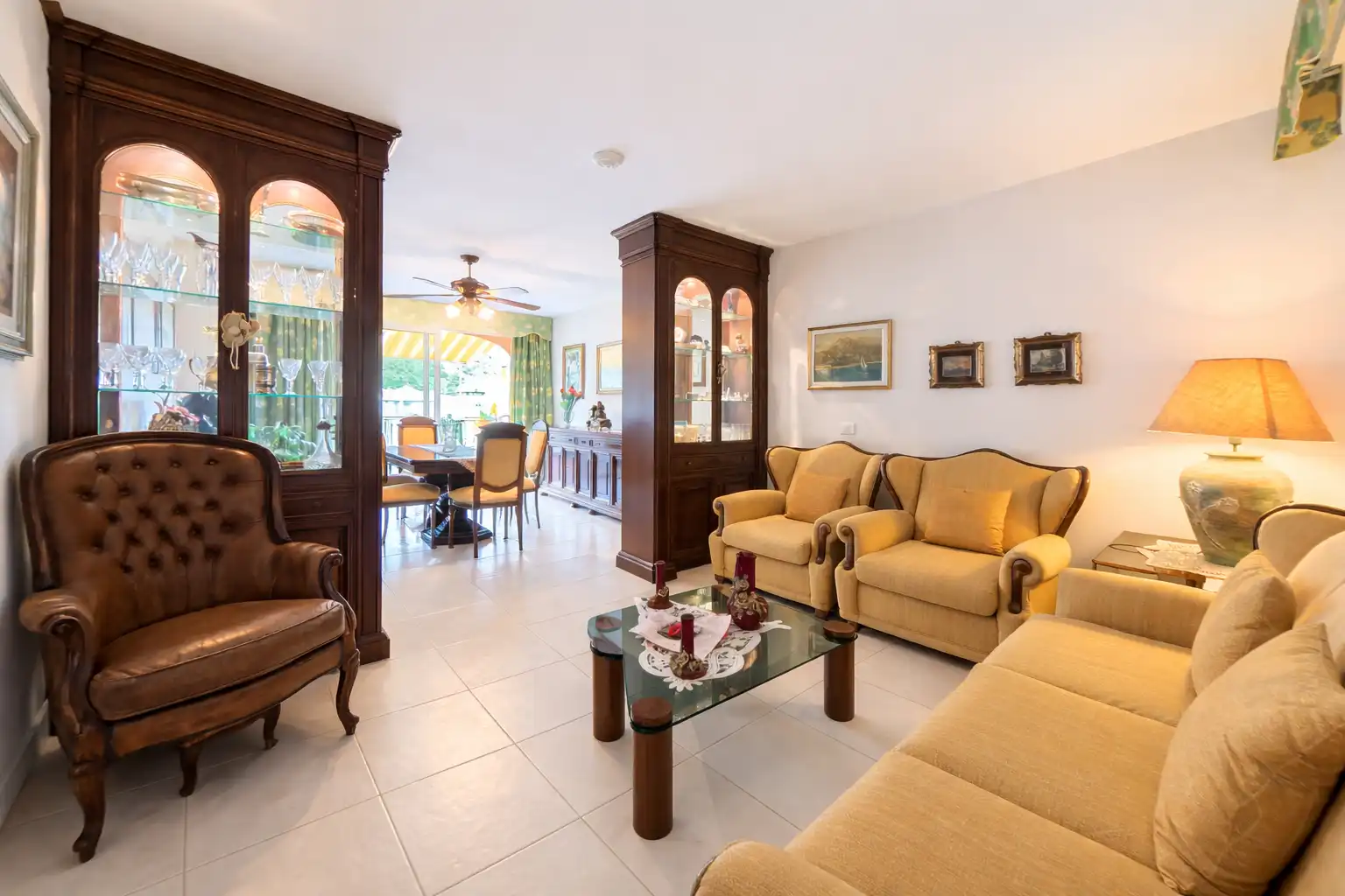 Sala de estar de Apartamento en venta en Arona con Terraza, Amueblado y Horno