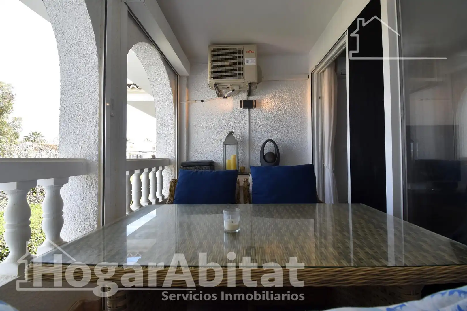 Terraza de Ático en venta en Dénia con Aire acondicionado, Calefacción y Jardín privado