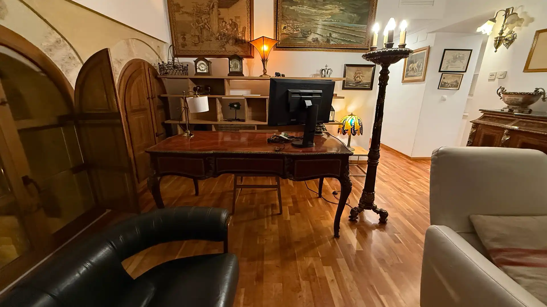 Sala de estar de Piso en venta en Chinchilla de Monte-Aragón con Calefacción, Parquet y Lavadora