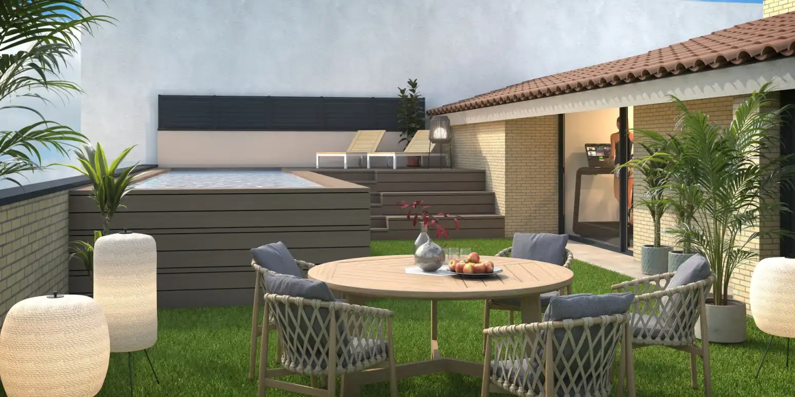 Terraza de Piso en venta en Viladecans con Terraza, Piscina y Balcón