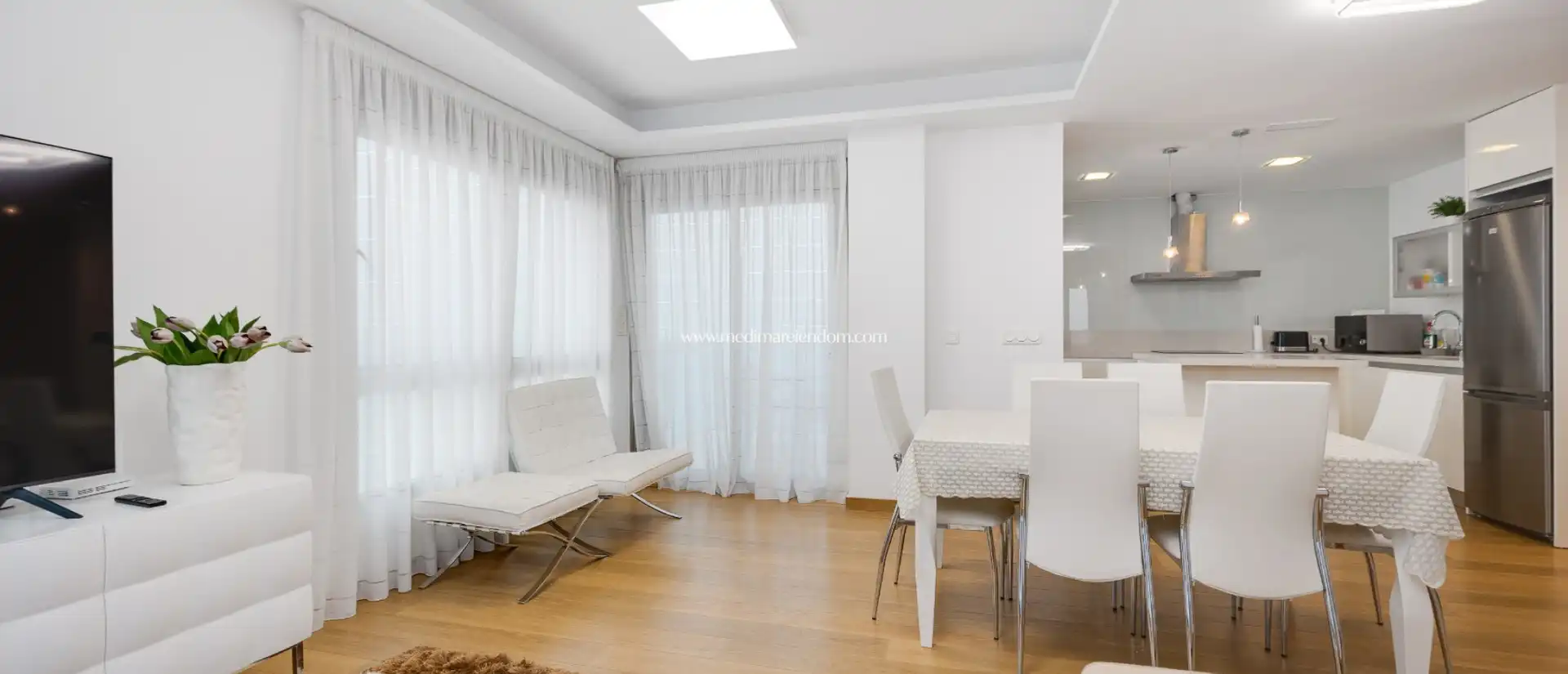 Dining room of Duplexes for sale in La Manga del Mar Menor  with Air Conditioner, Heating and Private garden