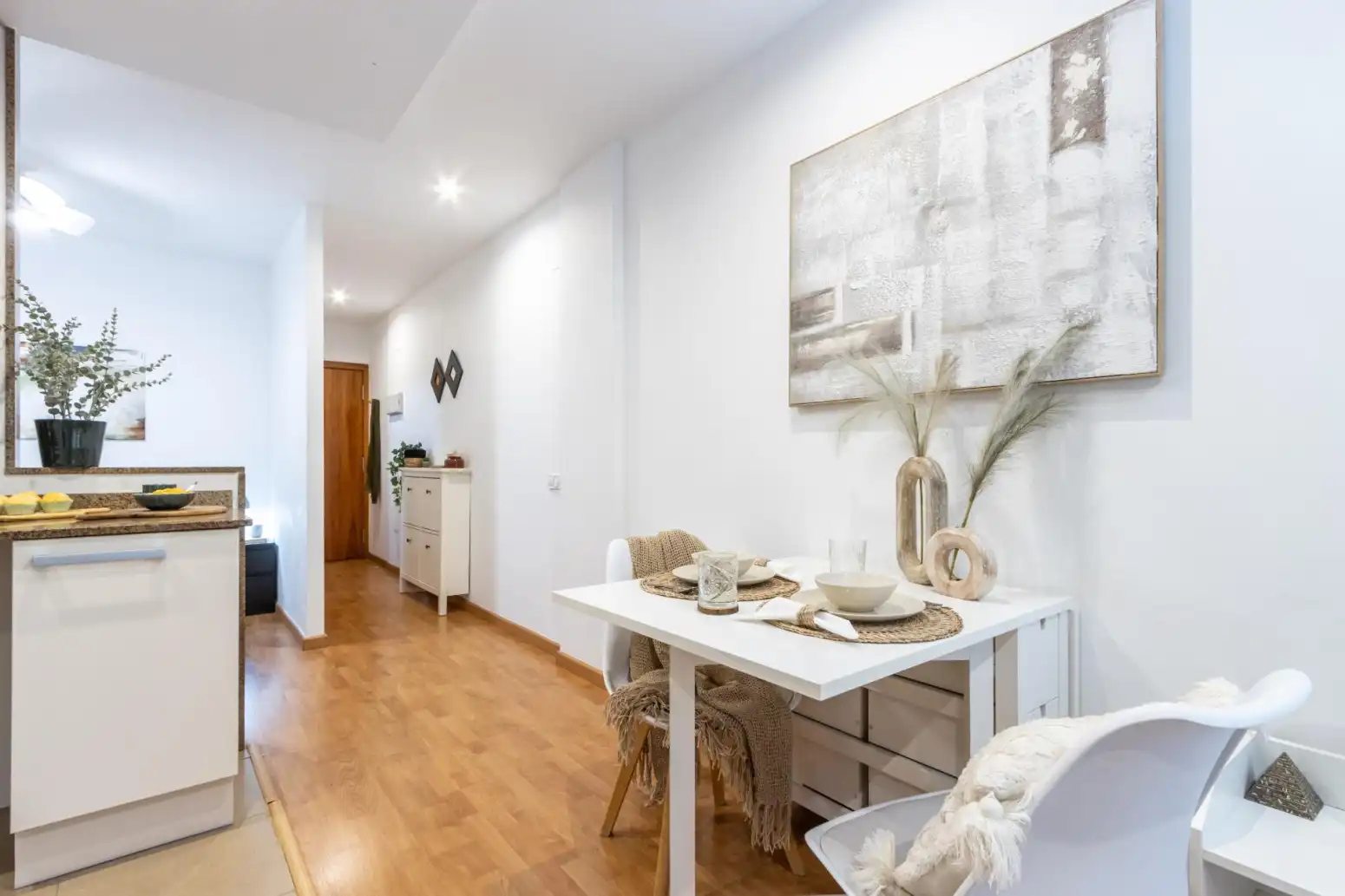 Außenansicht von Wohnung zum Verkauf in Terrassa mit Heizung, Parkett und Terrasse