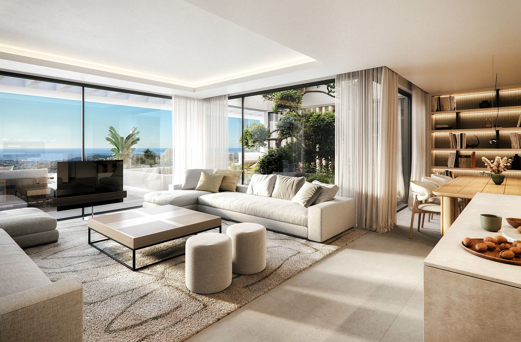 Living room of Apartment for sale in Casares  with Terrace, Storage room and Swimming Pool