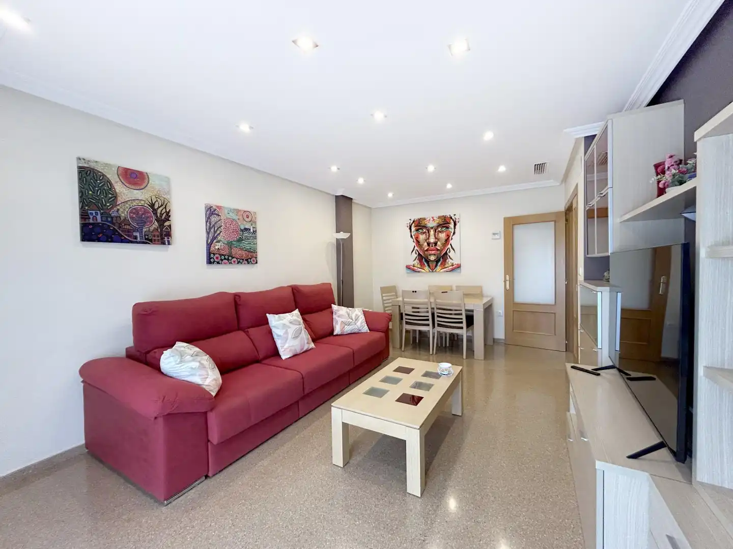 Living room of Flat for rent in Novelda  with Alarm