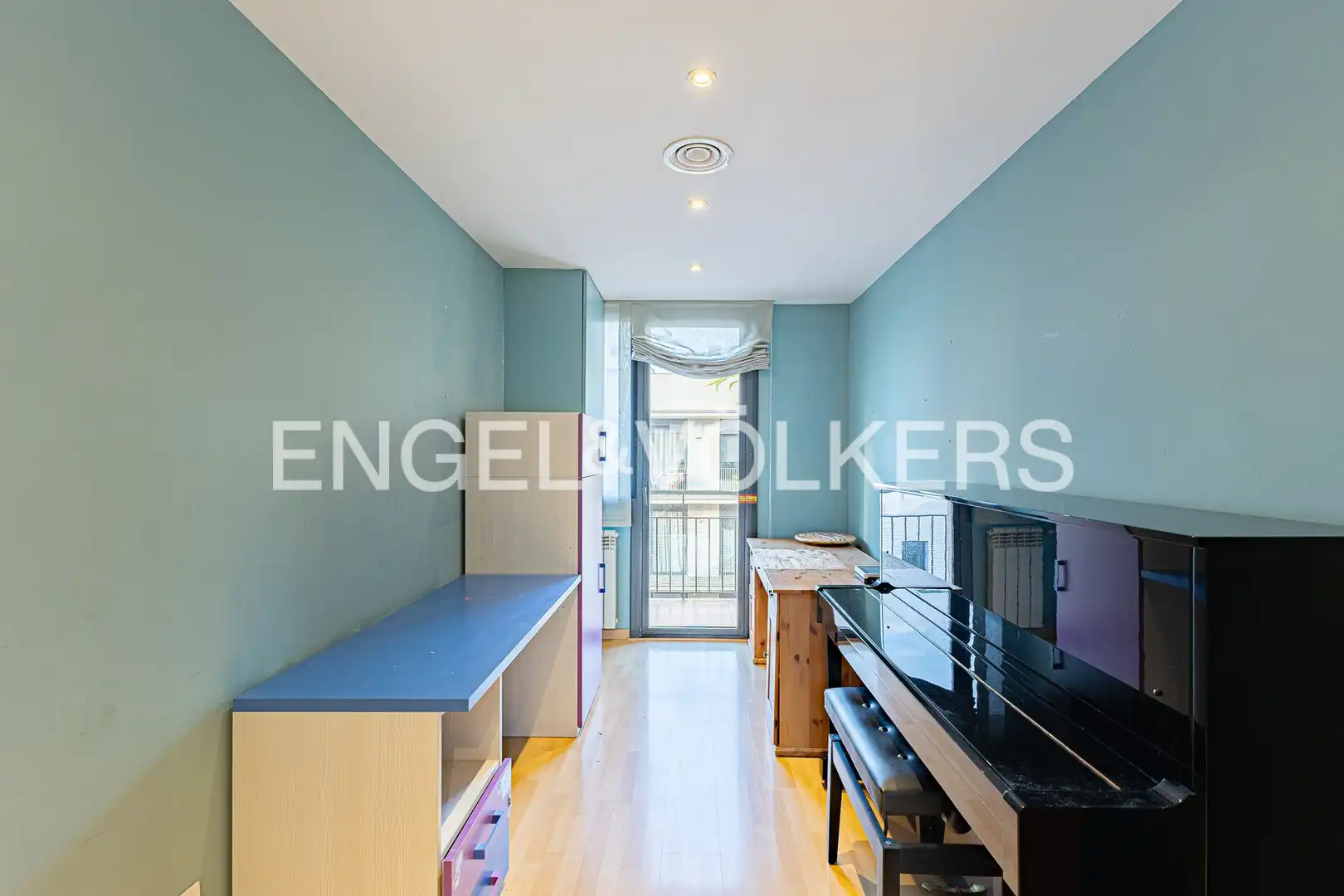 Terraza de Piso de alquiler en Barcelona con Aire acondicionado, Calefacción y Parquet