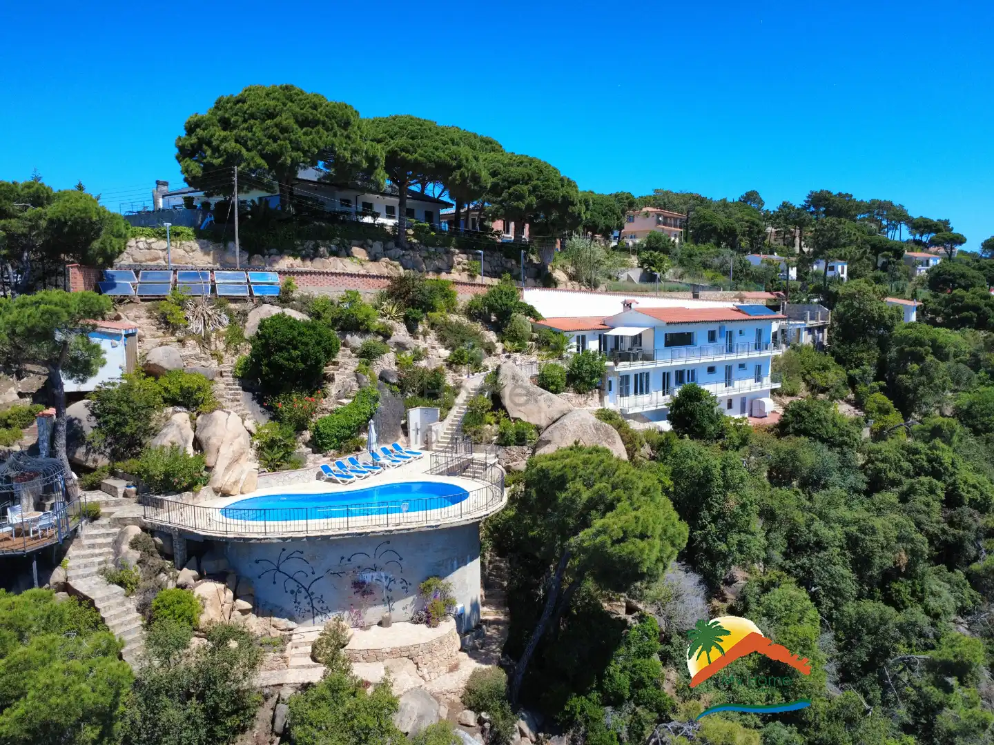 Jardín de Casa o chalet en venta en Lloret de Mar con Aire acondicionado, Calefacción y Jardín privado