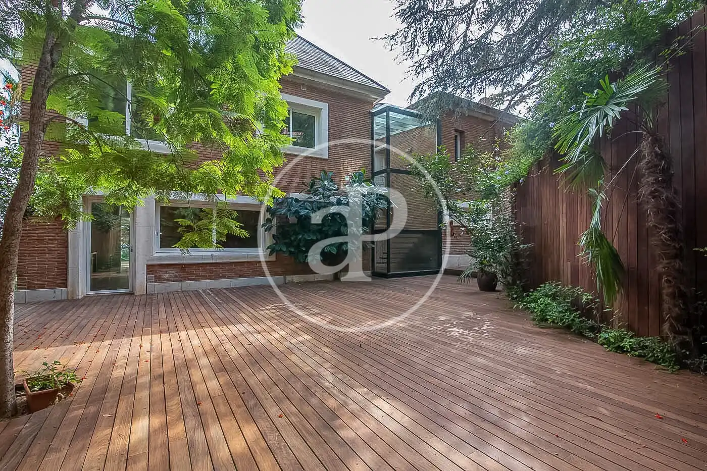 Terrace of Houses for rent in Barcelona  with Air Conditioner, Heating and Private garden