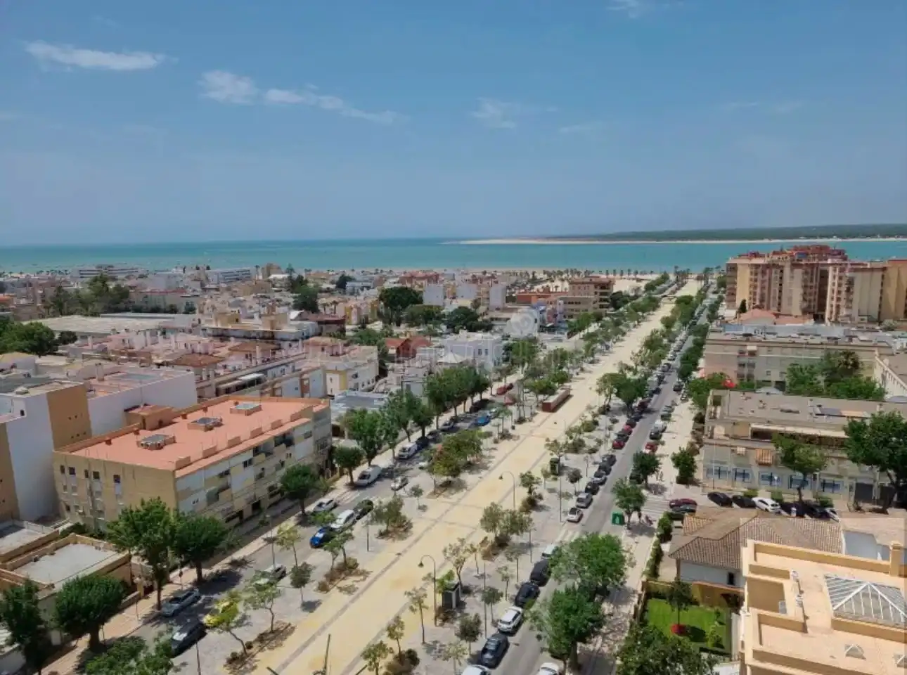 Vista exterior de Piso en venta en Sanlúcar de Barrameda con Balcón