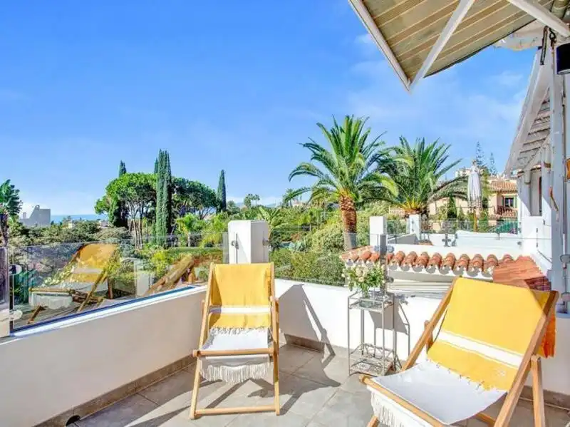 Jardí de Casa o xalet de lloguer en Marbella amb Aire condicionat, Jardí privat i Terrassa