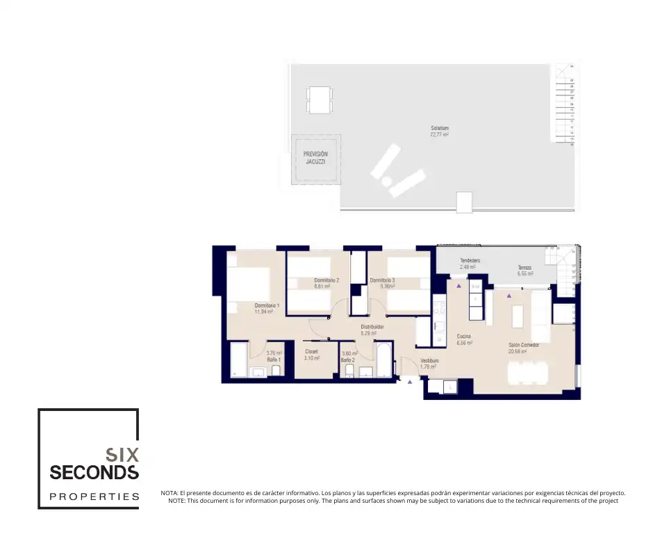 Ático en venta en Alicante / Alacant con Terraza y Piscina