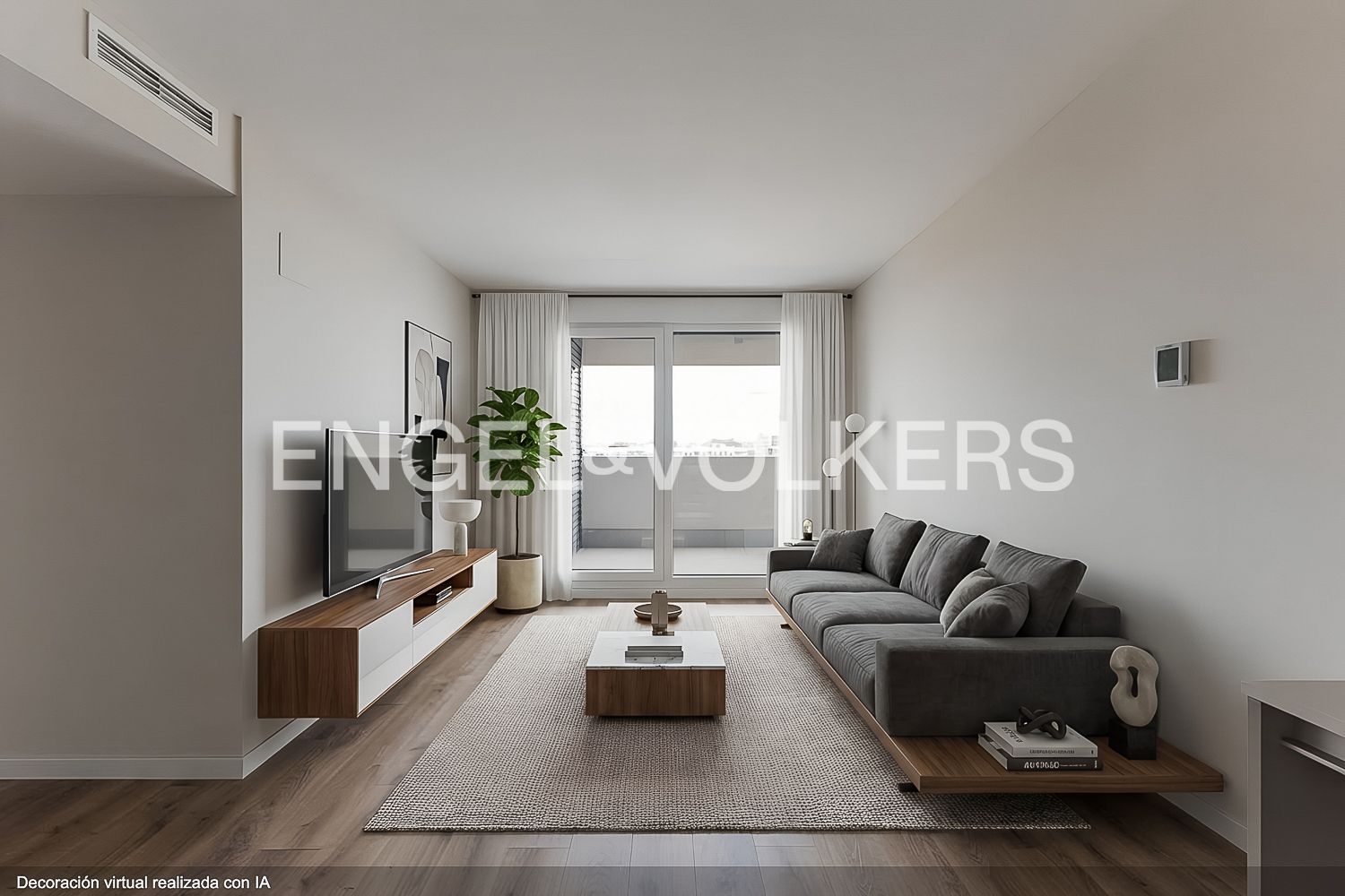 Wohnzimmer von Wohnung zum Verkauf in  Valencia Capital mit Klimaanlage, Heizung und Terrasse