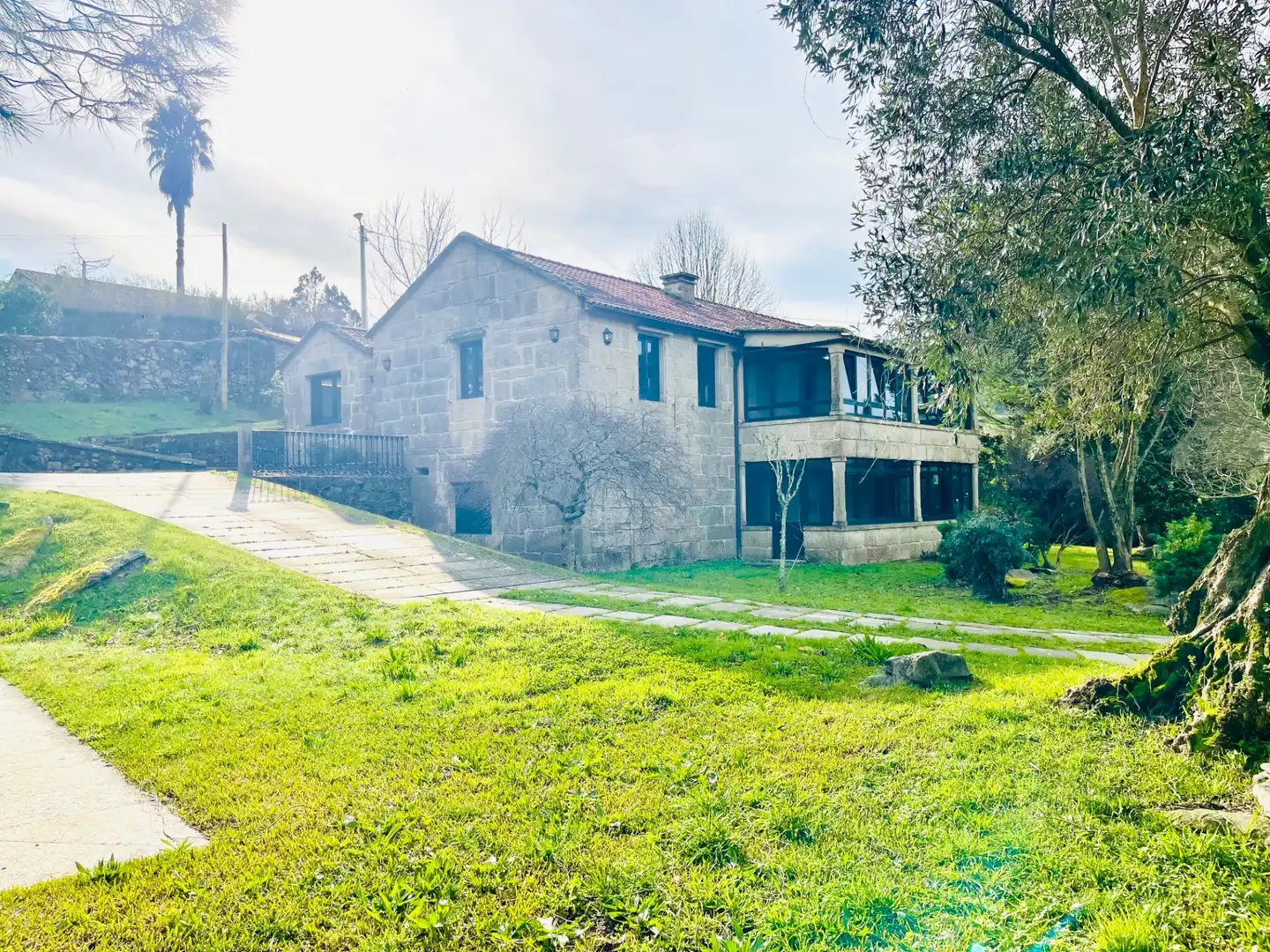Vista exterior de Finca rústica en venta en Soutomaior con Calefacción, Jardín privado y Terraza