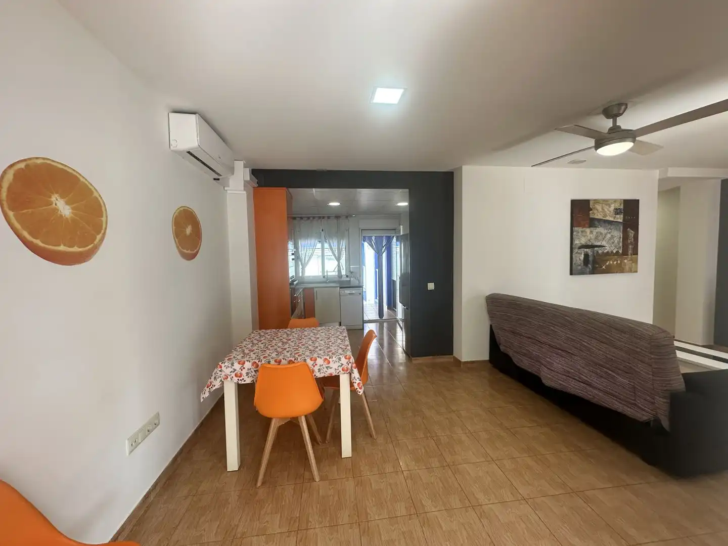 Living room of Houses for rent in Chilches / Xilxes  with Air Conditioner, Heating and Terrace