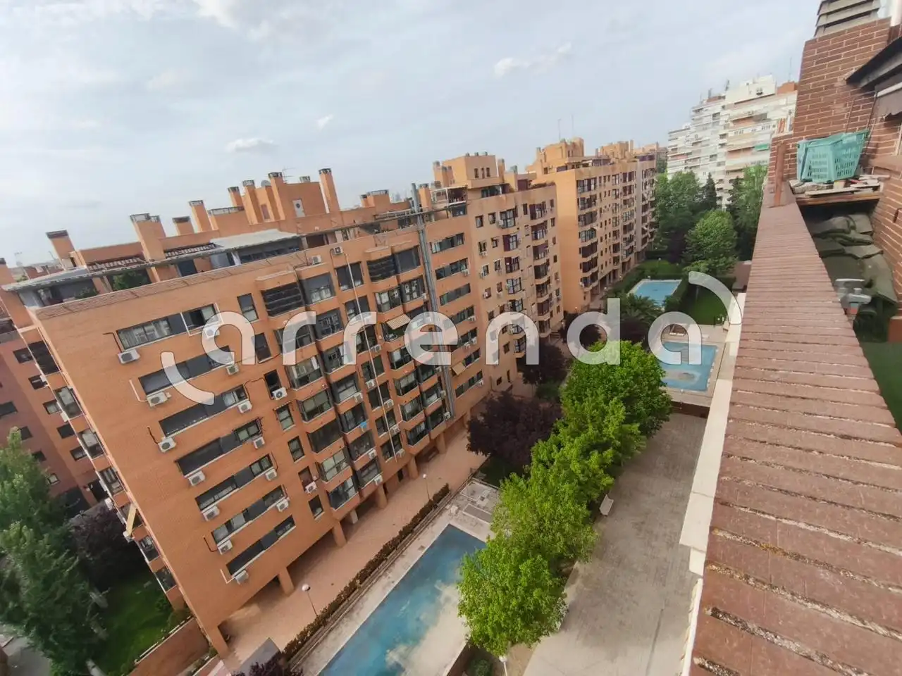 Vista exterior de Ático en venta en Madrid