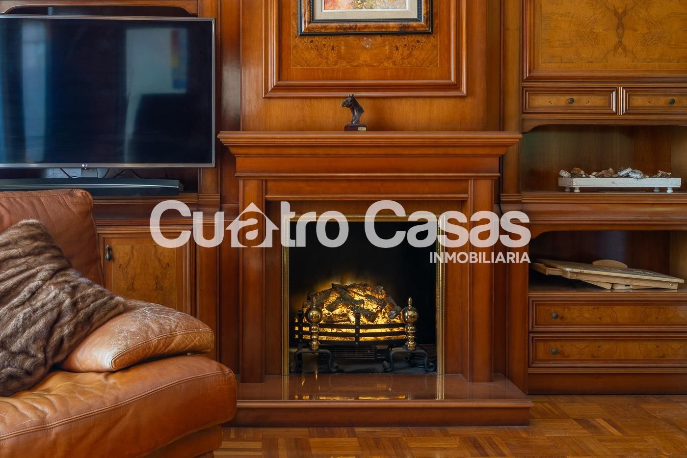 Sala d'estar de Pis en venda en  Barcelona Capital amb Aire condicionat i Calefacció