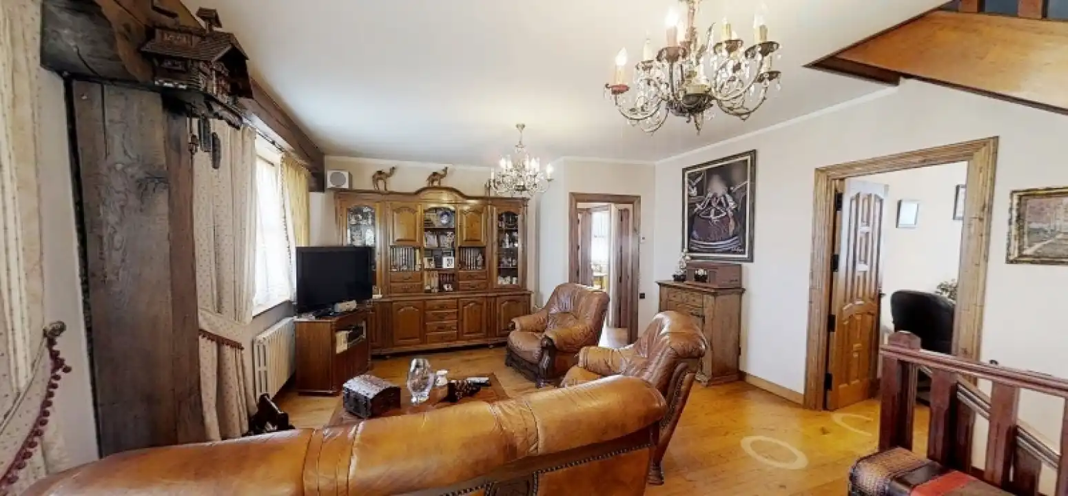Sala d'estar de Casa o xalet en venda en Cabezón de la Sal amb Calefacció, Jardí privat i Terrassa