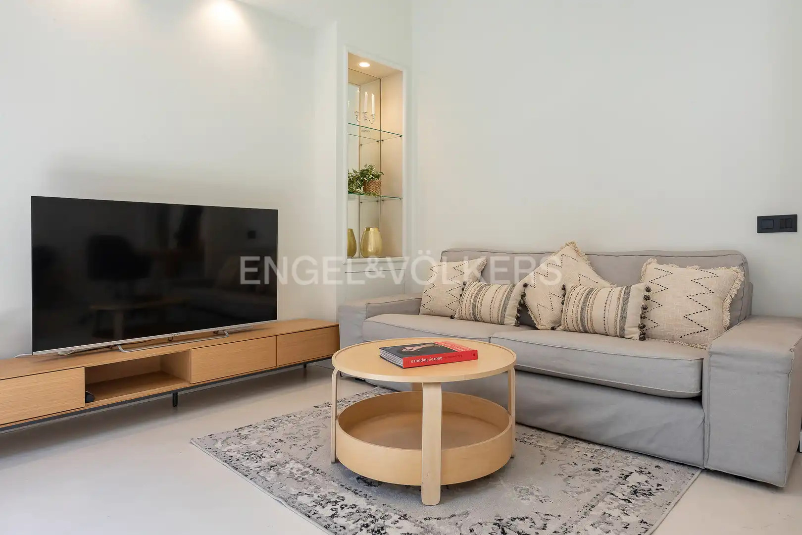 Sala de estar de Piso en venta en Barcelona con Aire acondicionado, Calefacción y Balcón