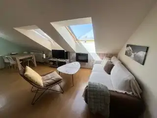 Sala de estar de Apartamento en venta en León Capital  con Calefacción, Parquet y Trastero